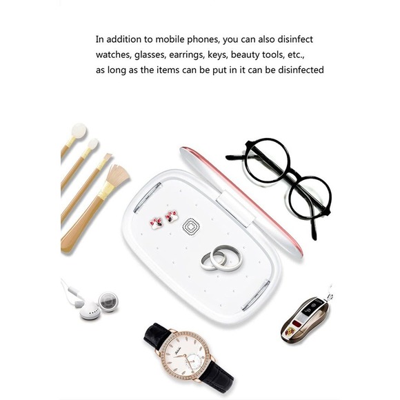 NWT-STERILIZER FOR PHONE with Charger for all items including glasses etc - Picture 5 of 11